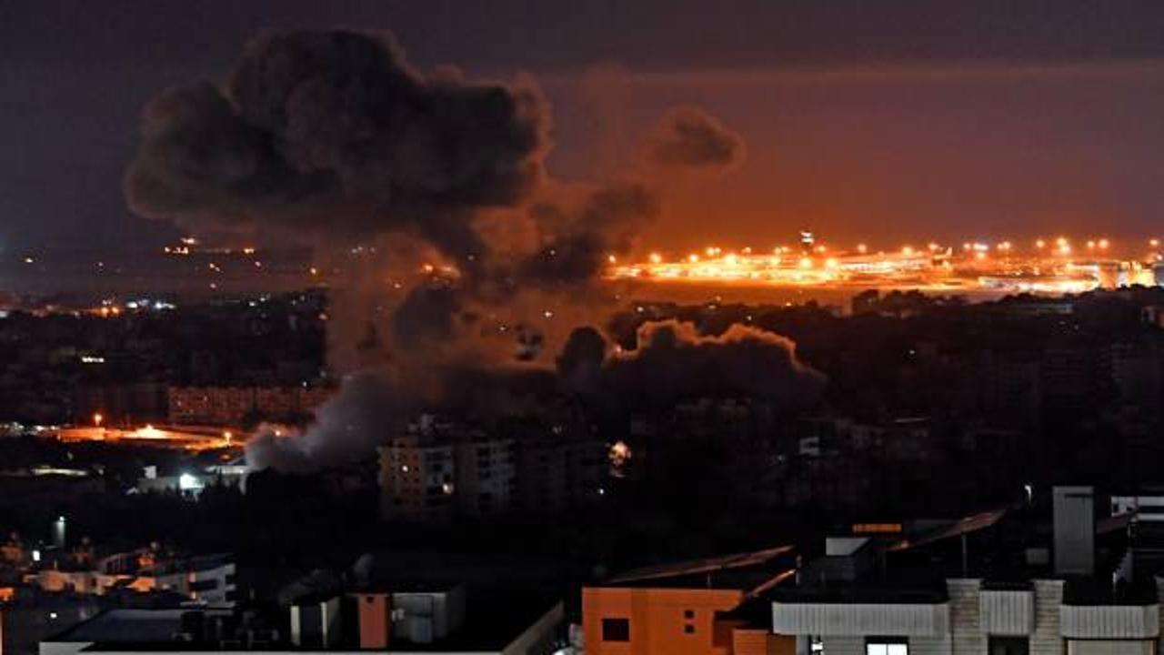 İsrail ordusundan Beyrut'un güneyine yönelik hava saldırısı