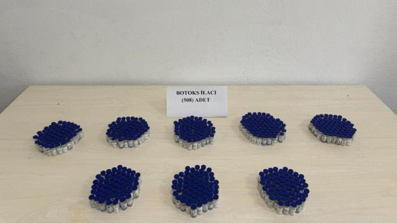 Iğdır'da ka&ccedil;ak botoks ilacı ele ge&ccedil;irildi: Değeri iki milyon lira! 