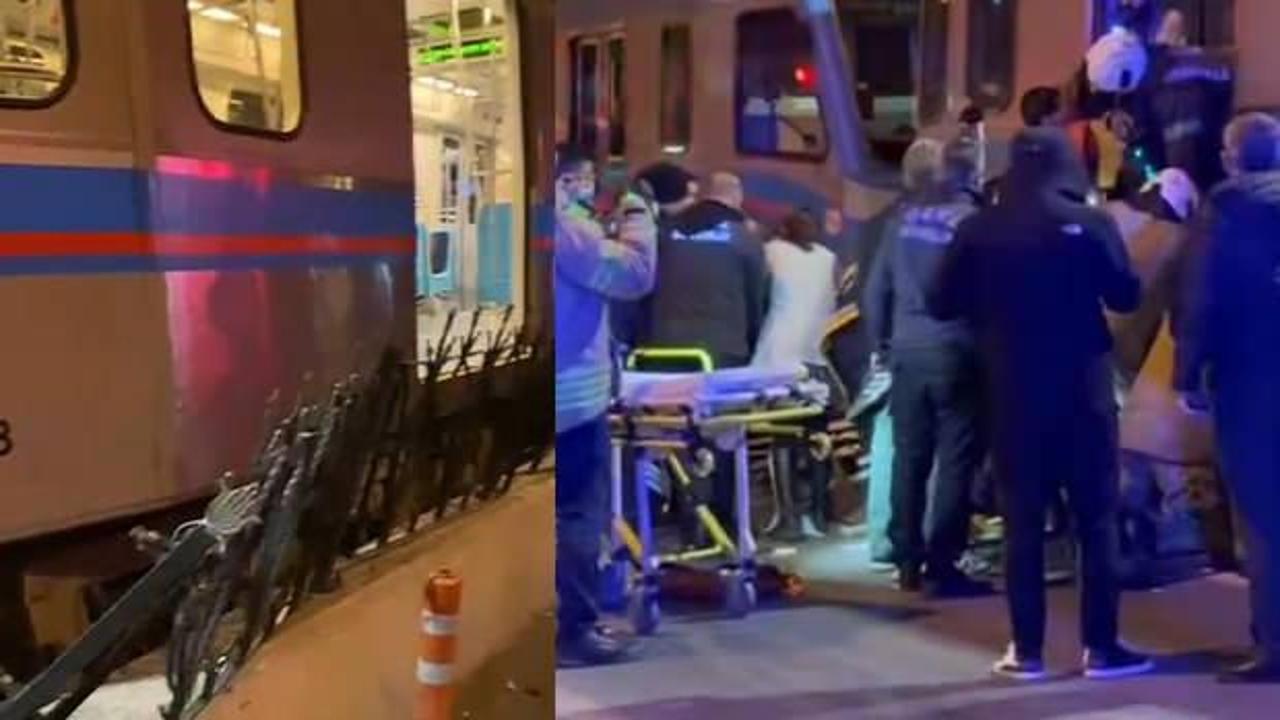 İstanbul'da korku dolu anlar: Motosikletli, tramvayın altında kaldı