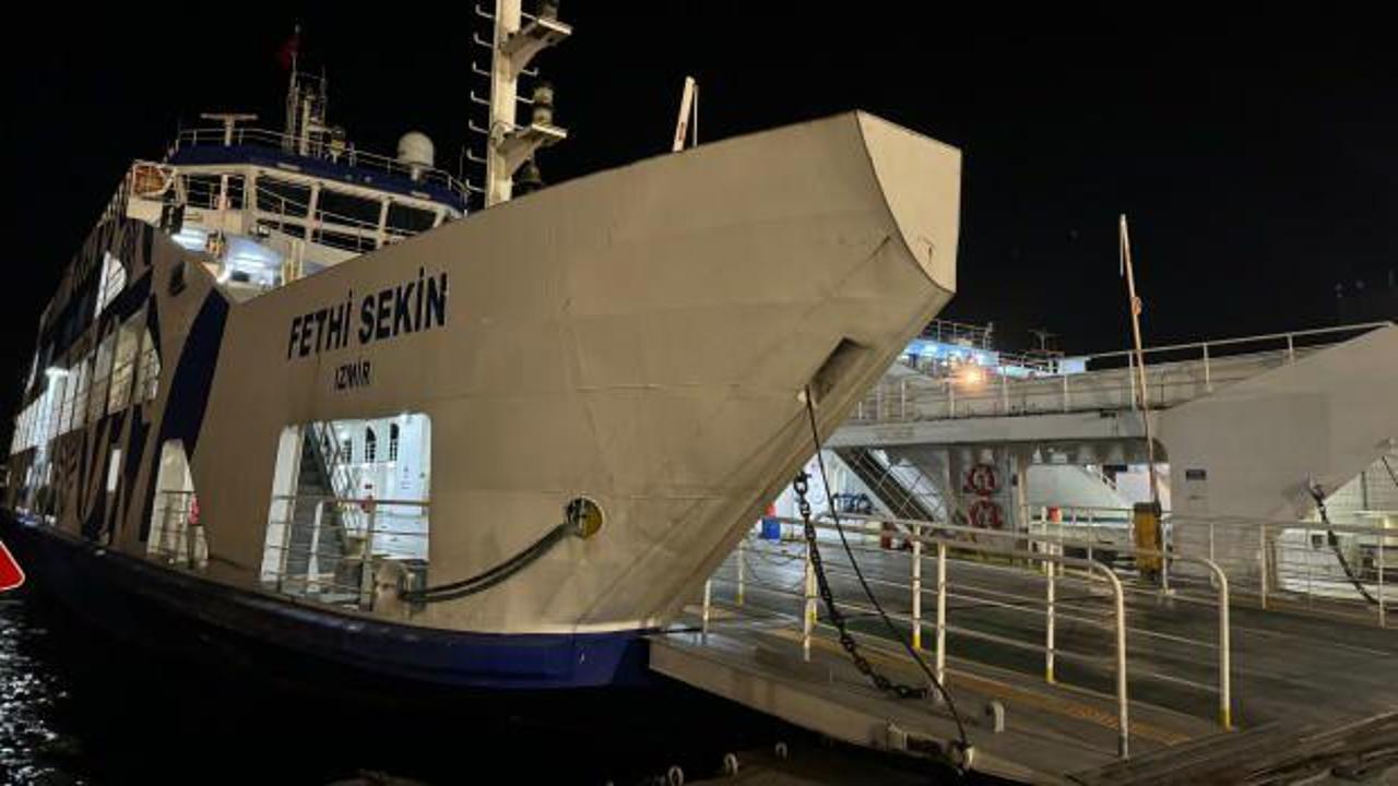 Fethi Sekin feribotu kaza yaptı! Yaralılar var