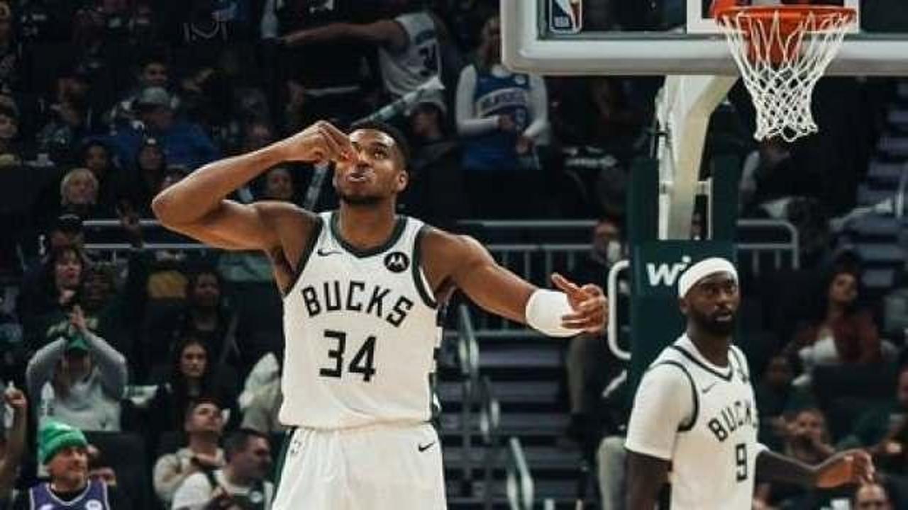 NBA'de Bucks'tan, Utah Jazz'a 23 sayı fark