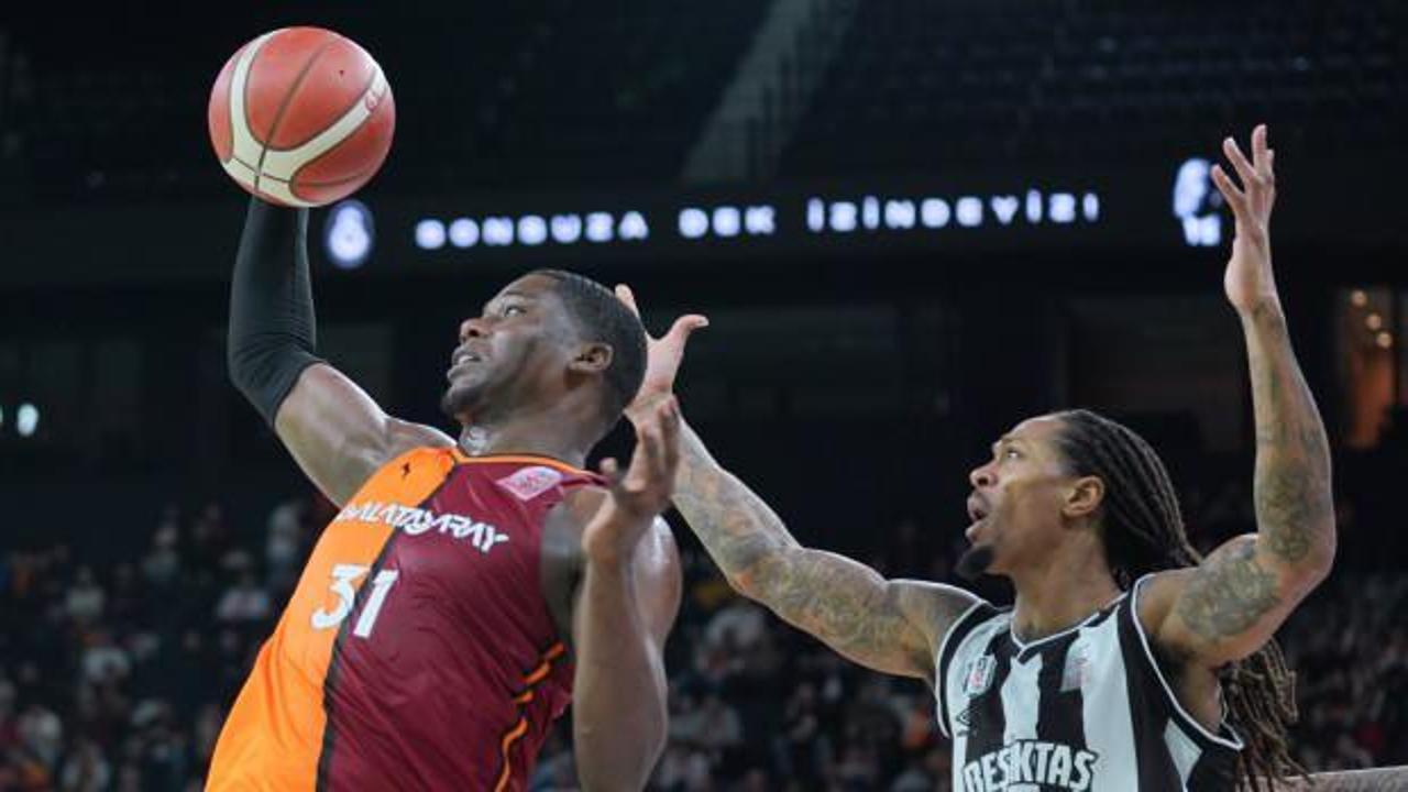 Pota derbisinde Galatasaray, Beşiktaş'ı 3 sayıyla yıktı