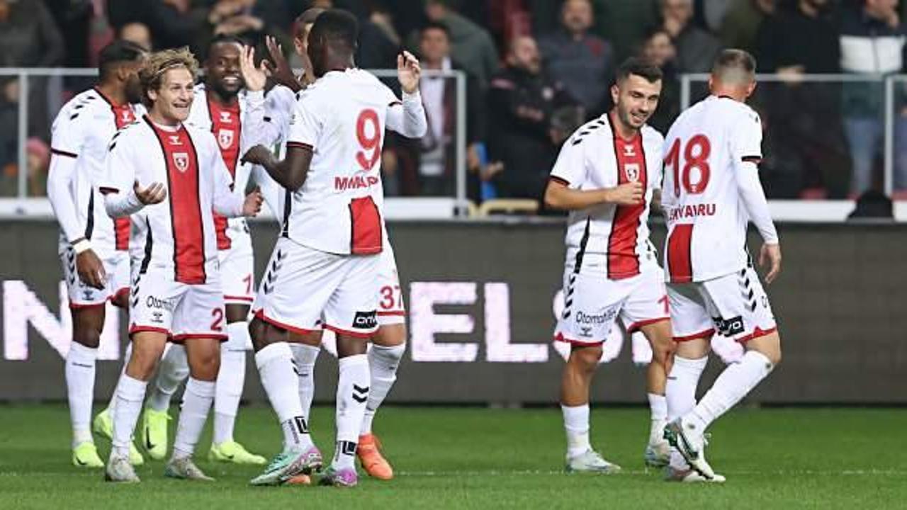Samsunspor durdurulamıyor! Zirve yürüyüşü sürüyor
