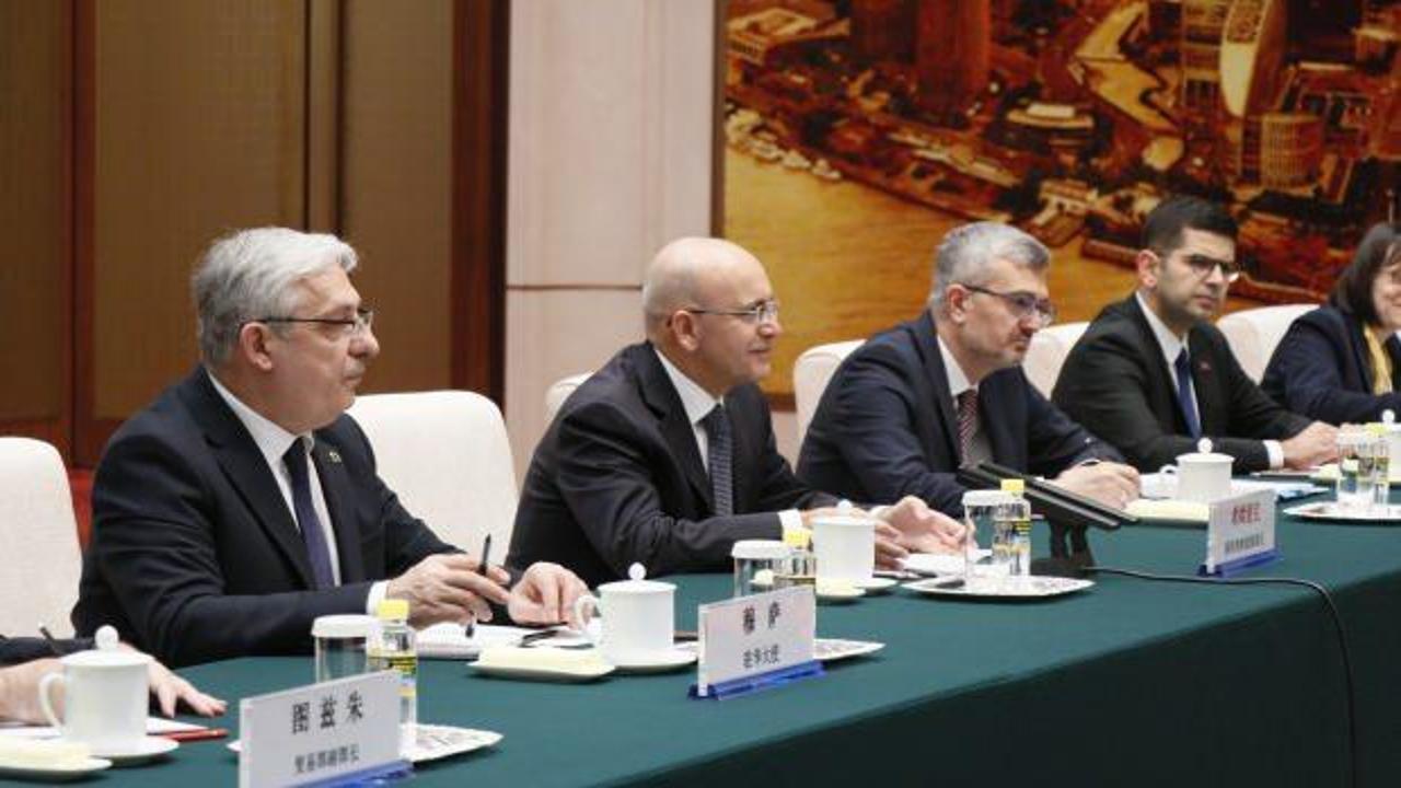 Bakan Şimşek, Çin Devlet Başkanı Yardımcısı Han ile görüştü
