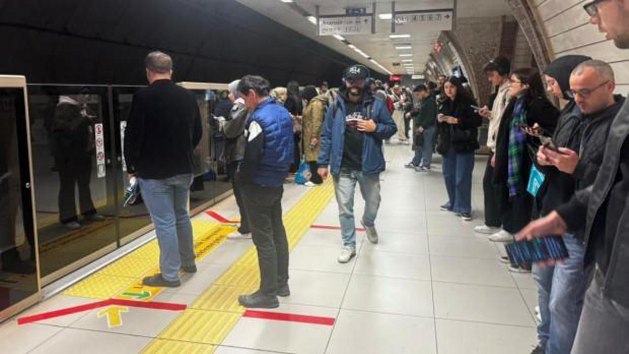 &Uuml;sk&uuml;dar-Samandıra Metro Hattı'nda arıza