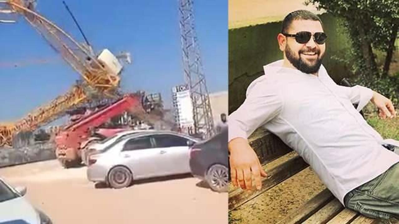 Vinç operatörünün feci sonu! Saniye saniye kaydedildi