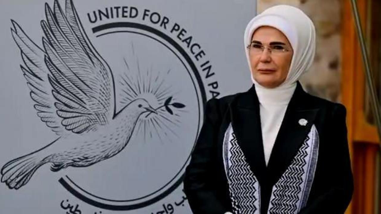 Emine Erdoğan'dan 'Filistin için tek yürek' etiketli önemli çağrı