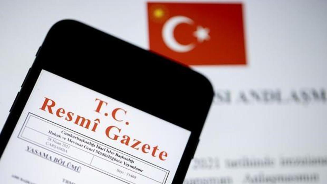 Cumhurbaşkanı kararları Resmi Gazete'de