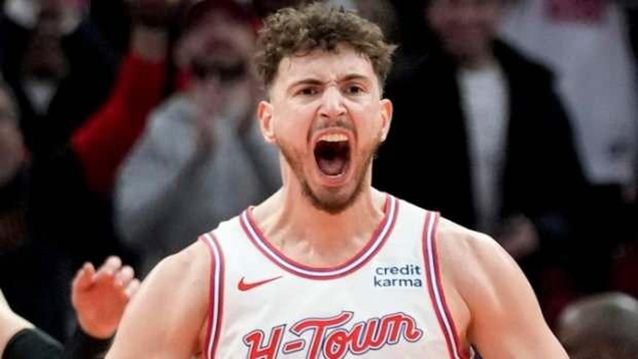 Alperen Şeng&uuml;n alev aldı! Houston, Wizards'ı farklı ge&ccedil;ti
