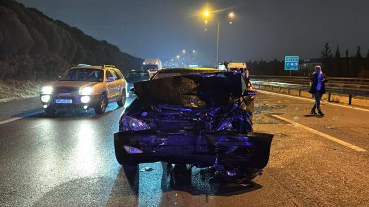 Anadolu Otoyolu'nda zincirleme kaza! Can pazarı yaşandı