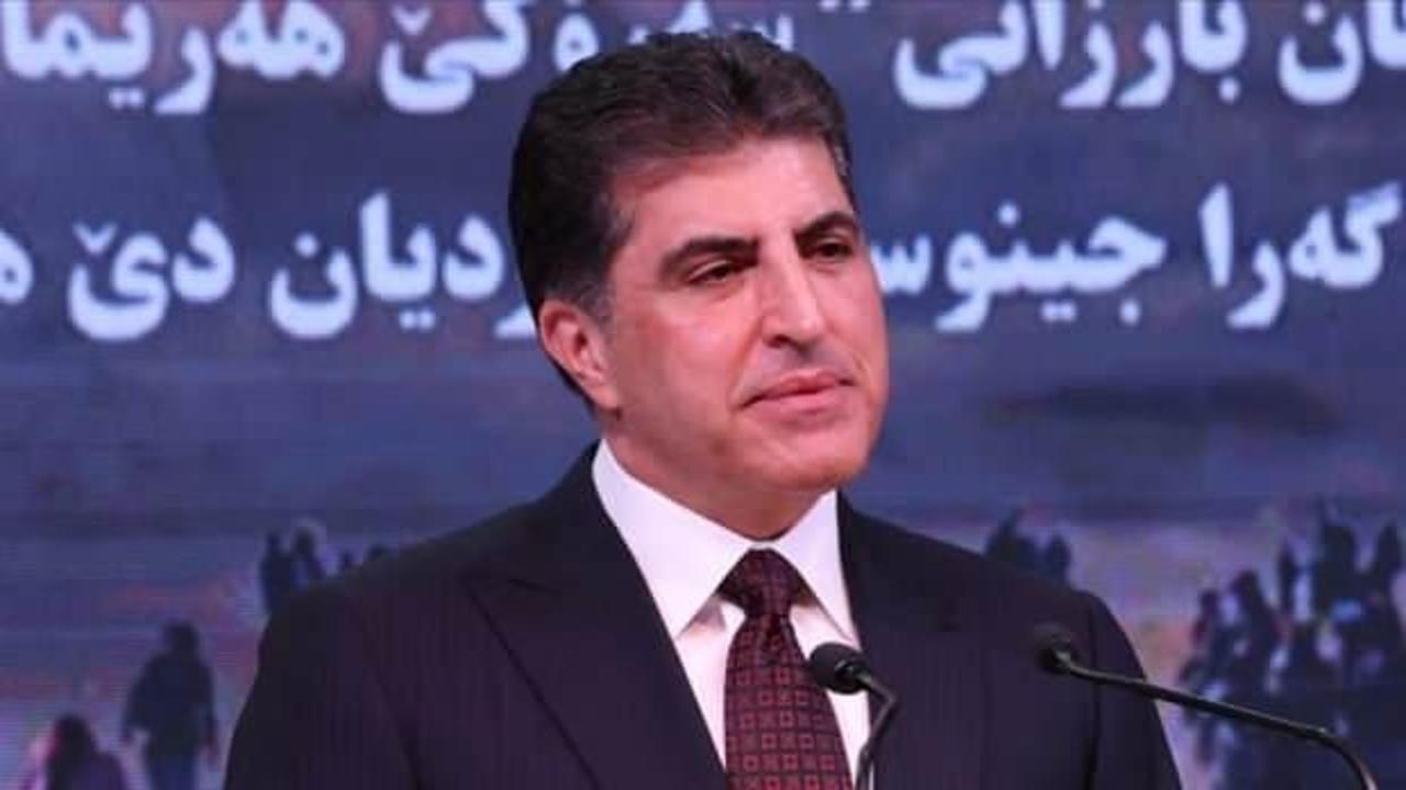 IKBY Başkanı Barzani'den Türkçe mesajlı kutlama