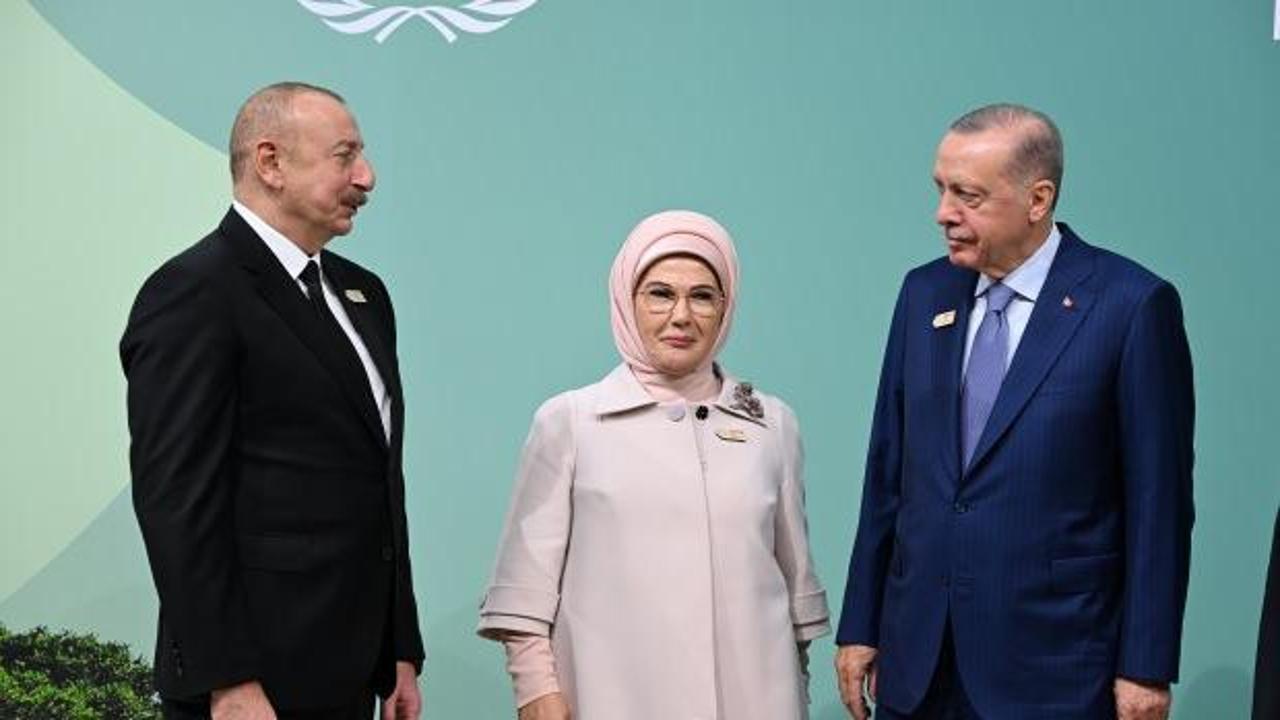Cumhurbaşkanı Erdoğan ve ekibi COP29'da