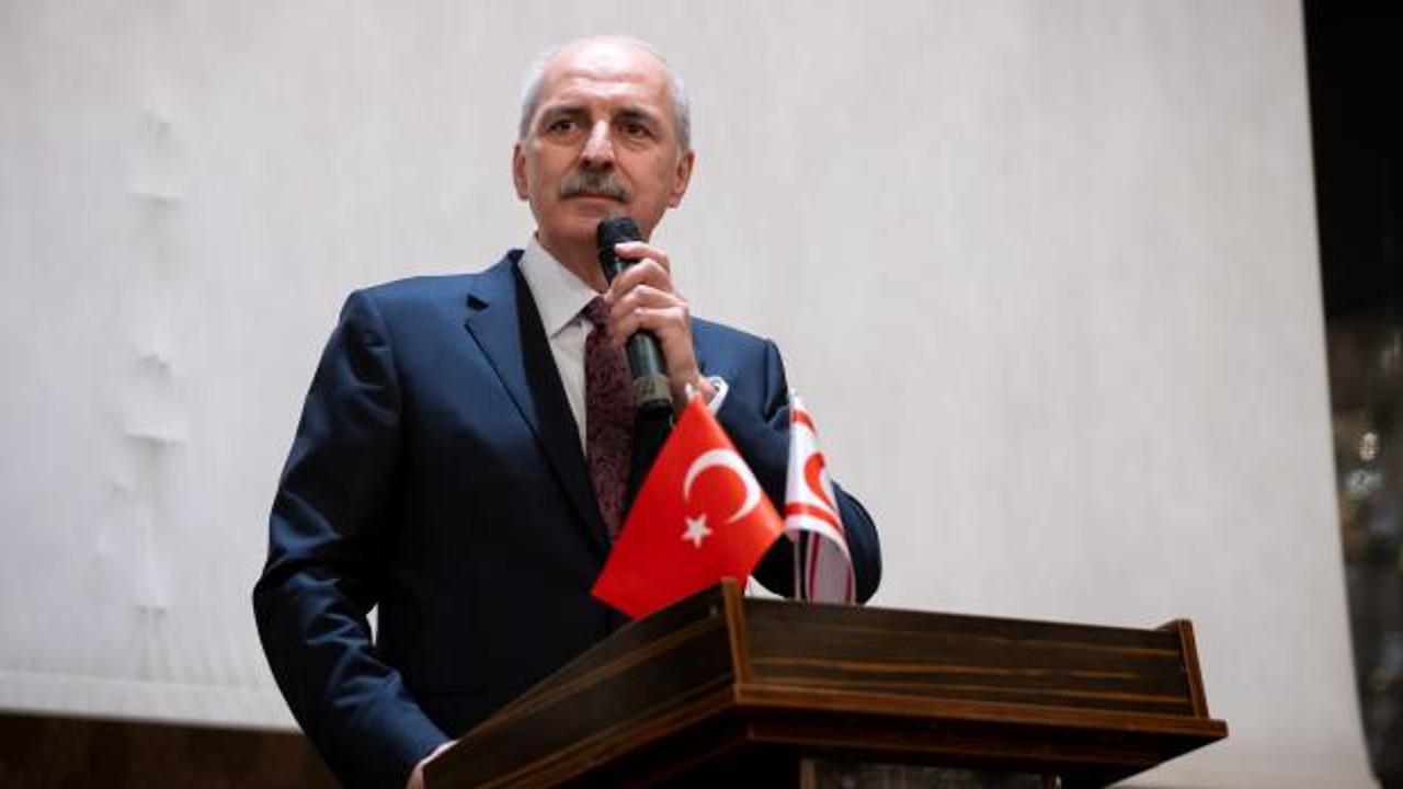 TBMM Başkanı Kurtulmuş, KKTC'nin kuruluş yıldönümü programında konuştu