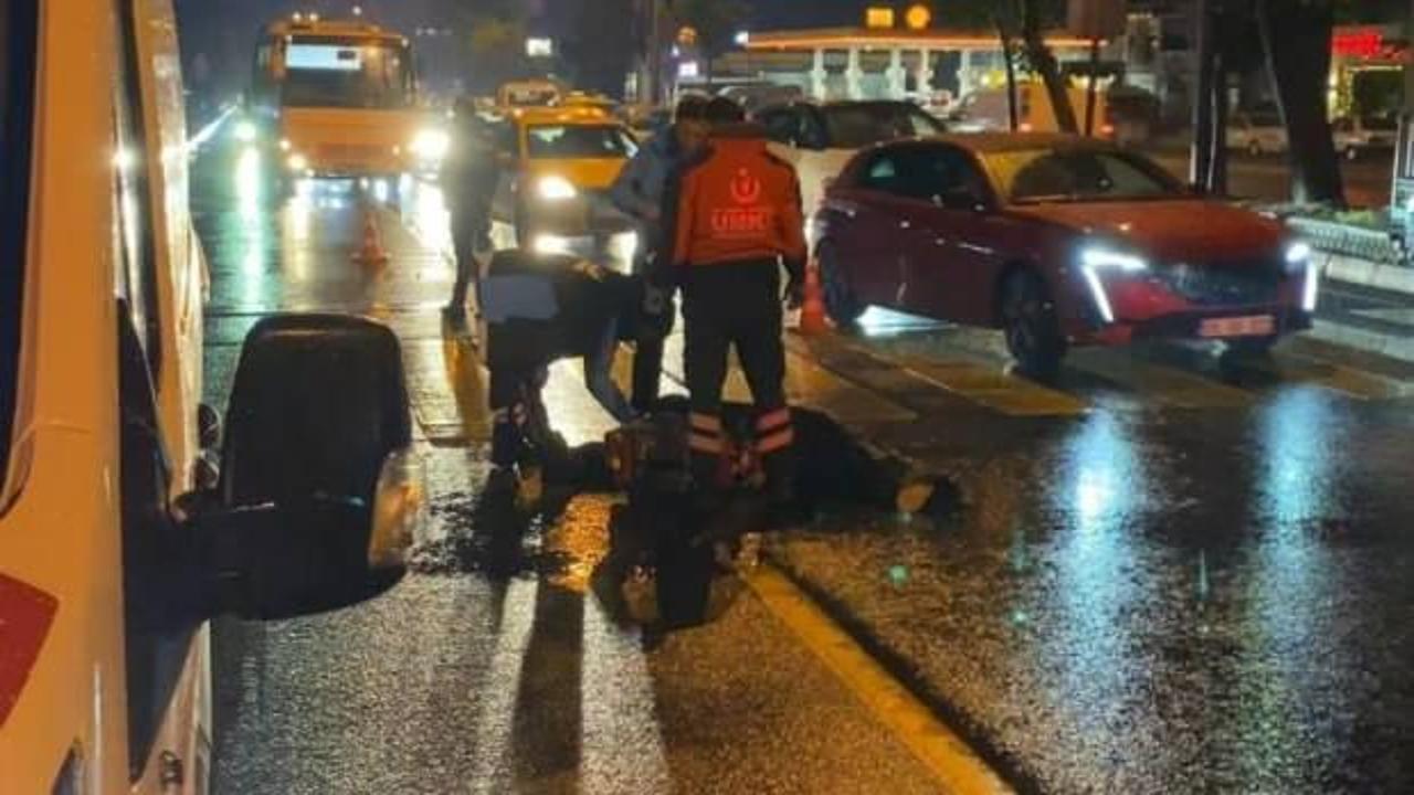 Yolun karşısına geçen yaya otomobil çarptı: 1 ölü