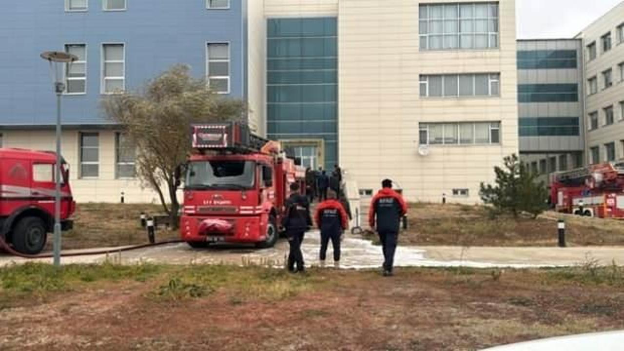 Kırklareli Üniversitesi'nde yangın