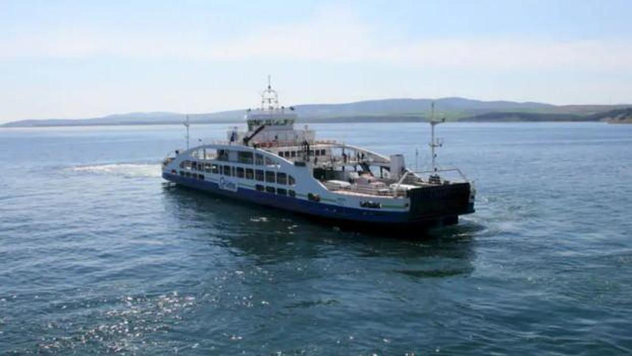 &Ccedil;anakkale-Eceabat seferleri iptal oldu