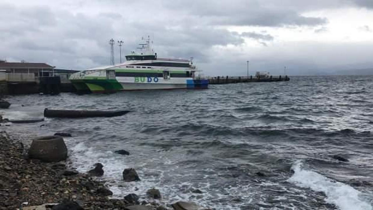 Deniz ulaşımında çok sayıda sefer iptal oldu