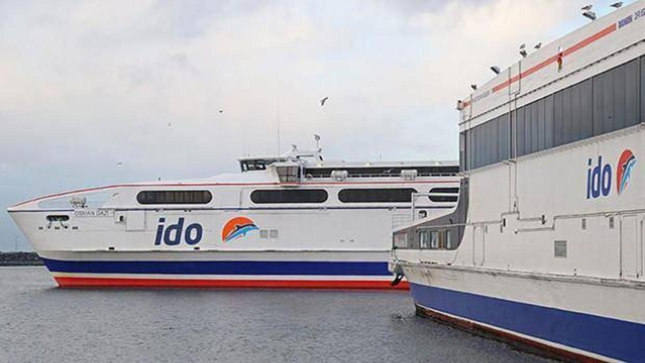 Deniz ulaşımında &ccedil;ok sayıda sefer iptal oldu