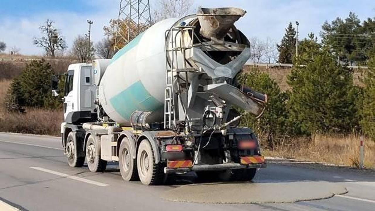 Kara yoluna beton döken firmaya 106 bin lira ceza