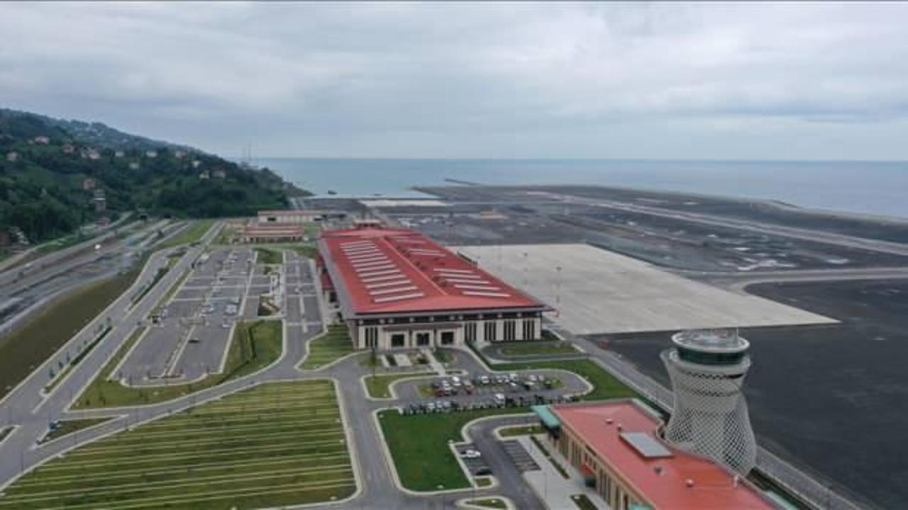 Rize-Artvin Havalimanı'nda yolcu sayısı 2,5 milyonu aştı