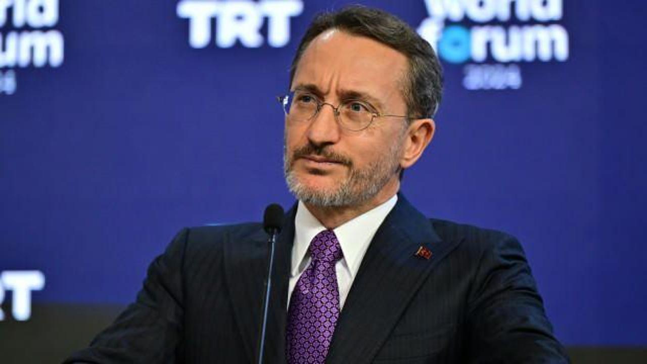 Altun: Batı medyası İsrail'i haklı çıkarmak için elinden geleni yapıyor