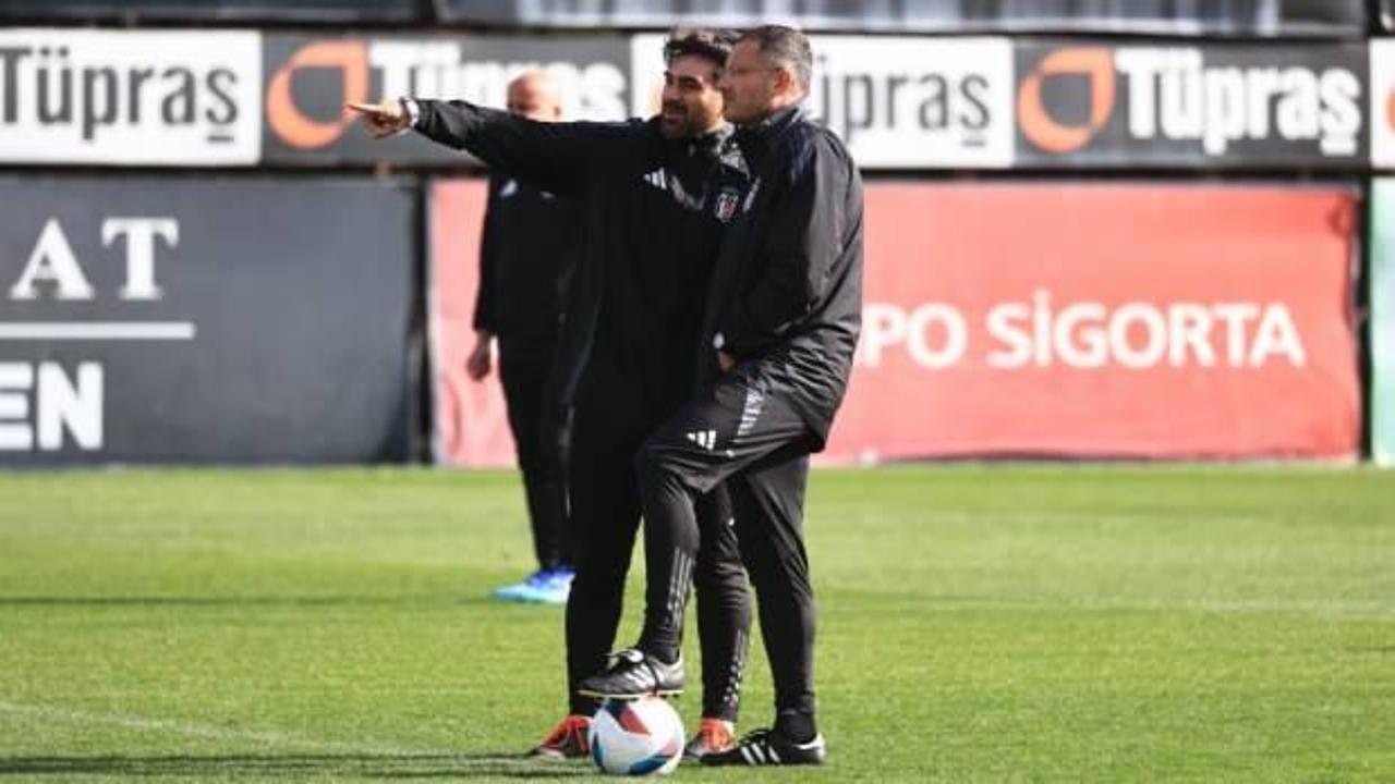 Beşiktaş Serdar Topraktepe y&ouml;netiminde Hatayspor ma&ccedil;ı hazırlılarını tamamladı