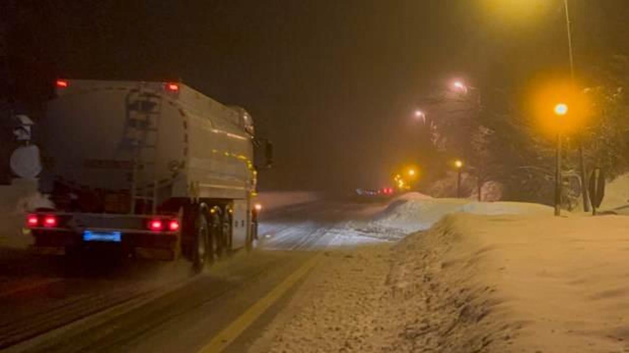 Bolu Dağı&rsquo;nda g&ouml;r&uuml;ş mesafesi 40 metreye d&uuml;şt&uuml;