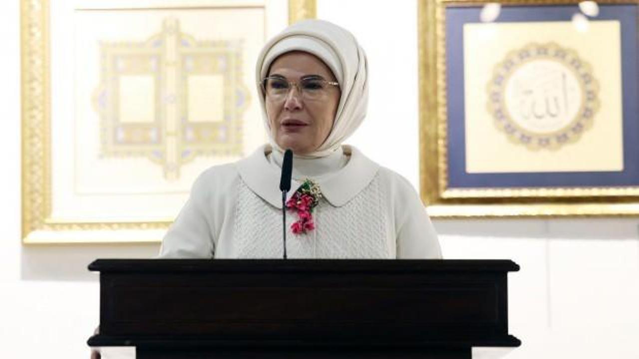 Emine Erdoğan'dan kadına y&ouml;nelik şiddet konusunda paylaşım