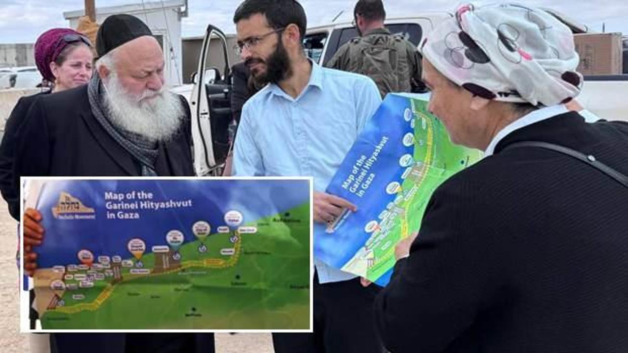 İsrailli Bakan'a Gazze'yi işgal haritası sunuldu