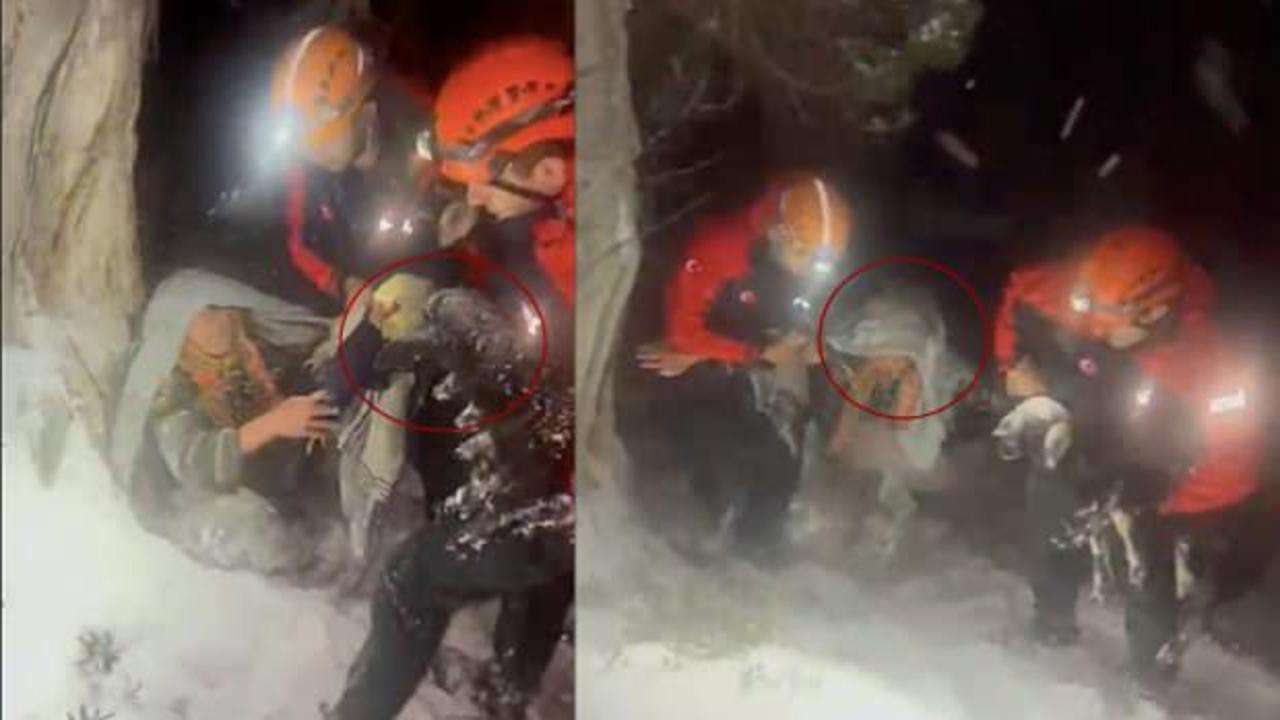 Tipide kaybolan yaşlı çift, 2 kuzusu ve 1 tavuğuna sarılmış halde bulundu