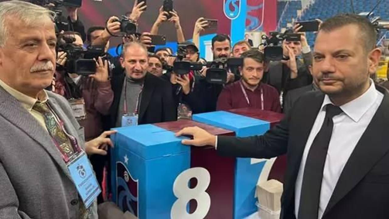Trabzonspor'da Ertuğrul Doğan yeniden başkan se&ccedil;ildi