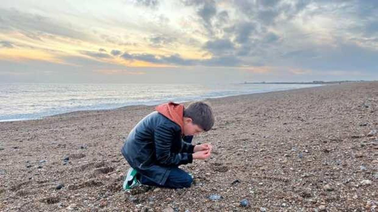 6 yaşındaki &ccedil;ocuk buldu: Tam 60 bin yıl &ouml;ncesine ait...