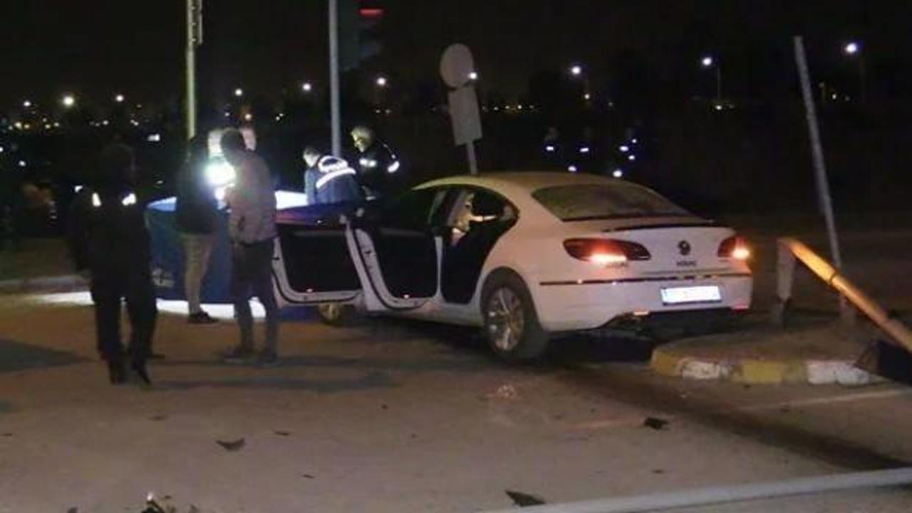Adana'da uygulama noktasında otomobilin çarptığı polis şehit oldu