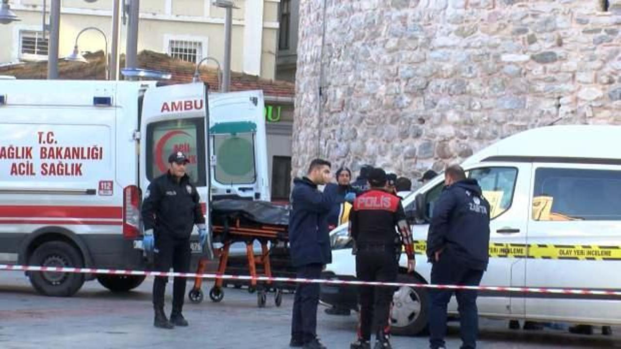 Galata Kulesi'nde feci olay! Hayatını kaybetti