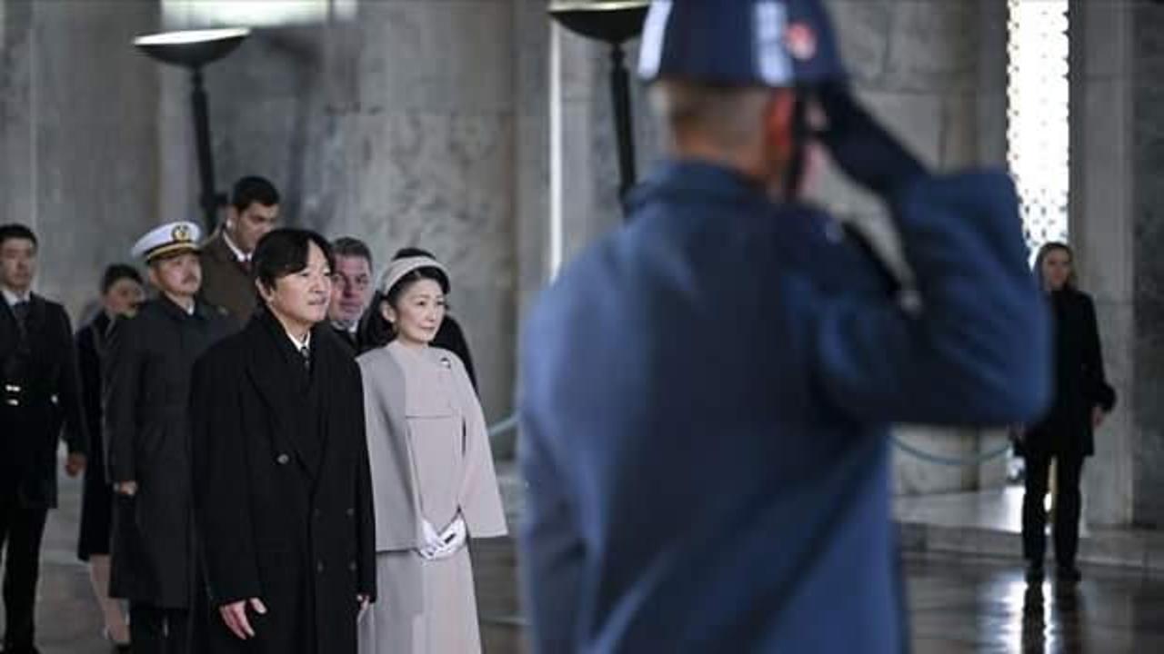 Japonya Veliaht Prens ve Prensesi Akishino, Anıtkabir'i ziyaret etti