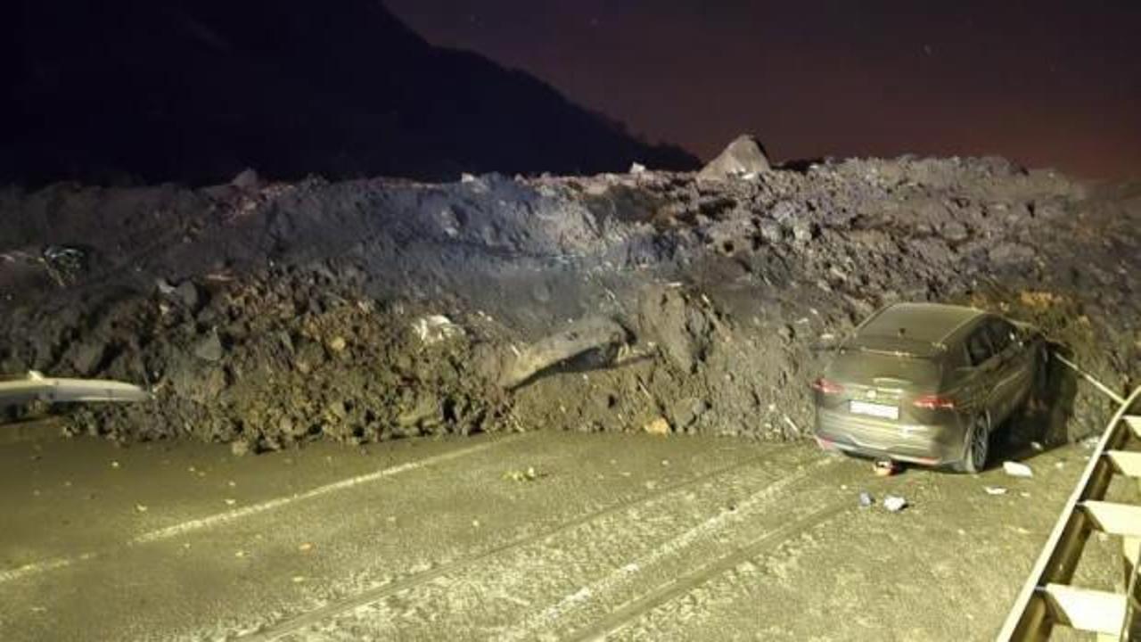Karadeniz Sahil Yolu ulaşıma kapandı