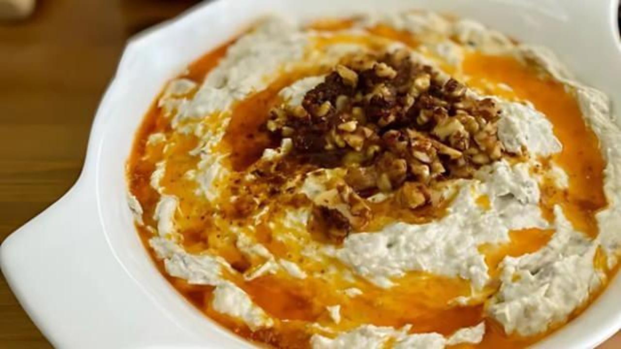 Kaşık kaşık yediren "Karamelize Kabak Mezesi"