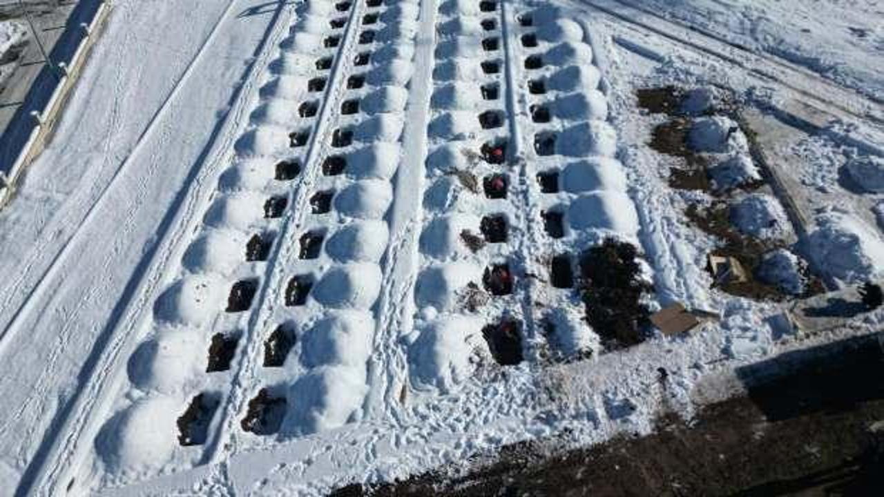 Kış hazırlığı: 500 mezar yeri şimdiden açıldı