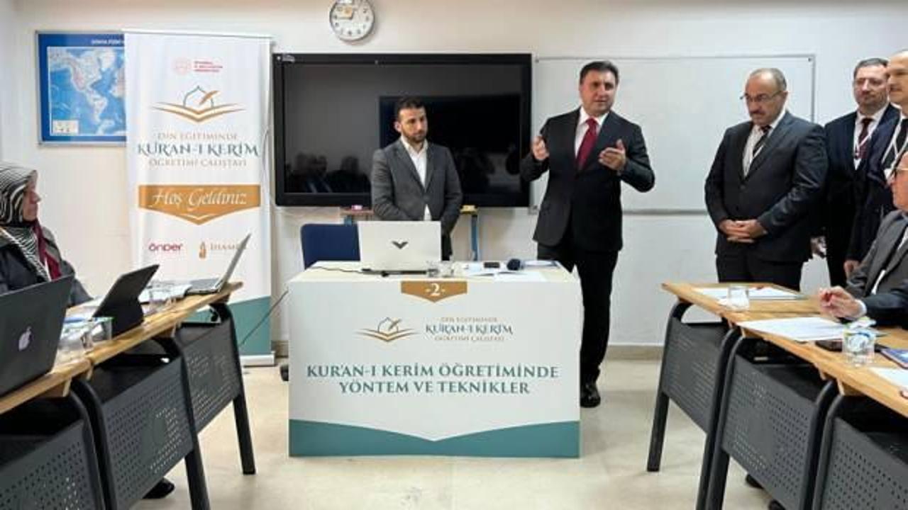 Kur’an-ı Kerim eğitimi çalıştayda ele alındı