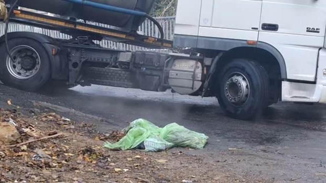 Pendik'te kimyasal madde taşıyan tanker kaza yaptı: KBRN ekibi sevk edildi!