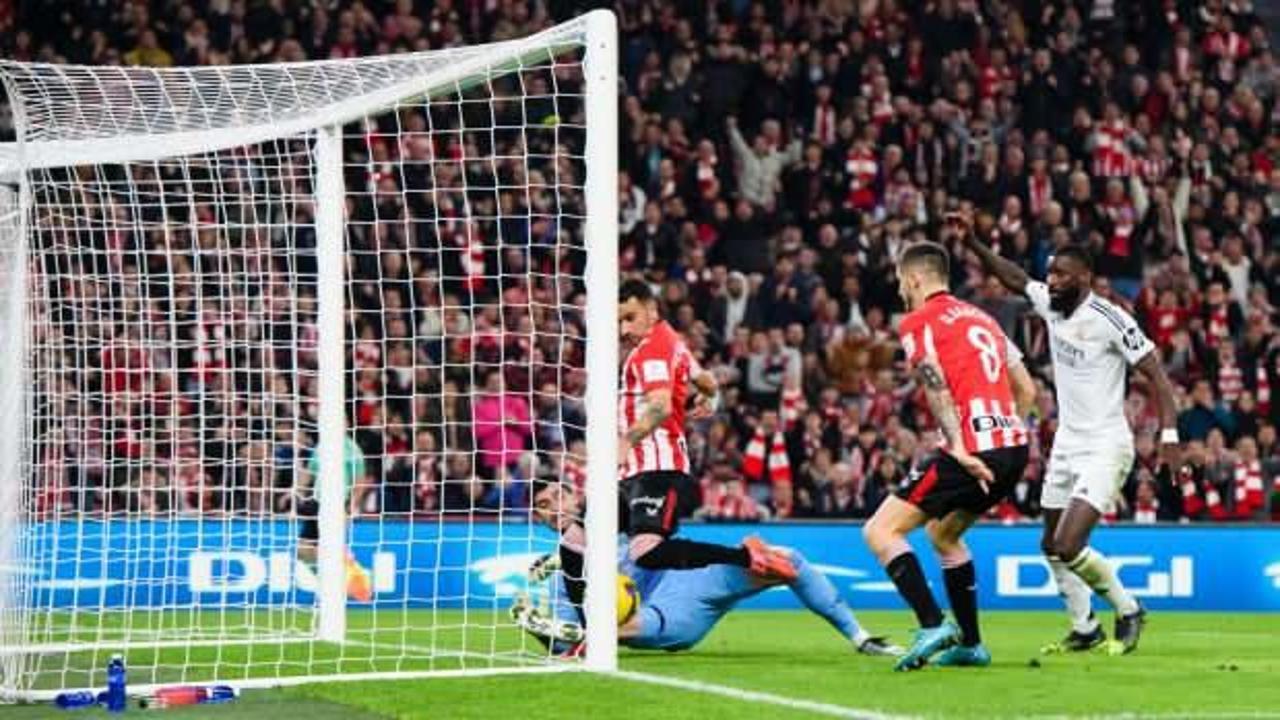 Real Madrid, Bilbao deplasmanında kaybetti!
