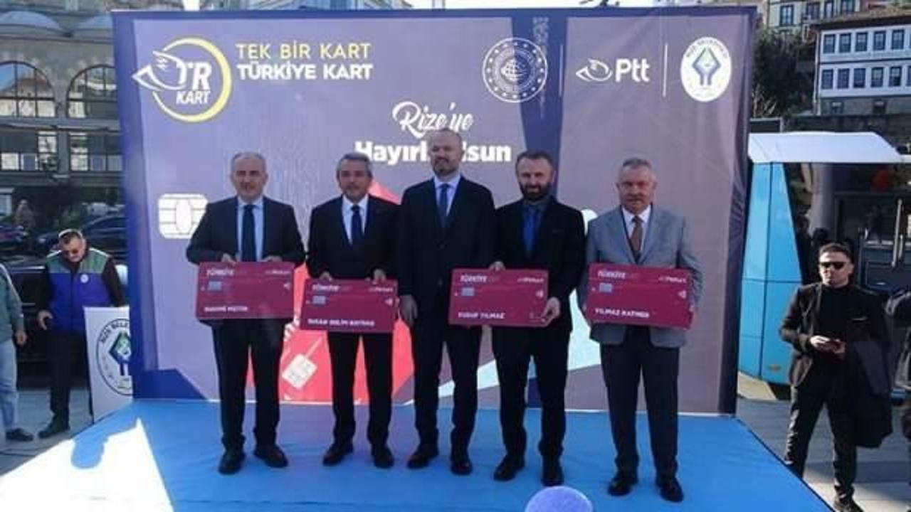 Rize'de 'Türkiye Kart' uygulaması başladı!