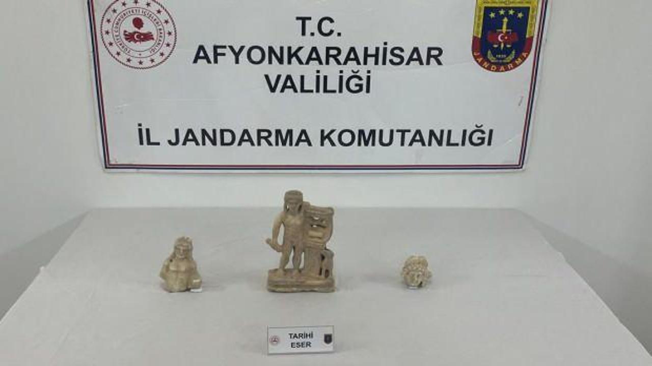 Roma dönemine ait heykel ele geçirildi