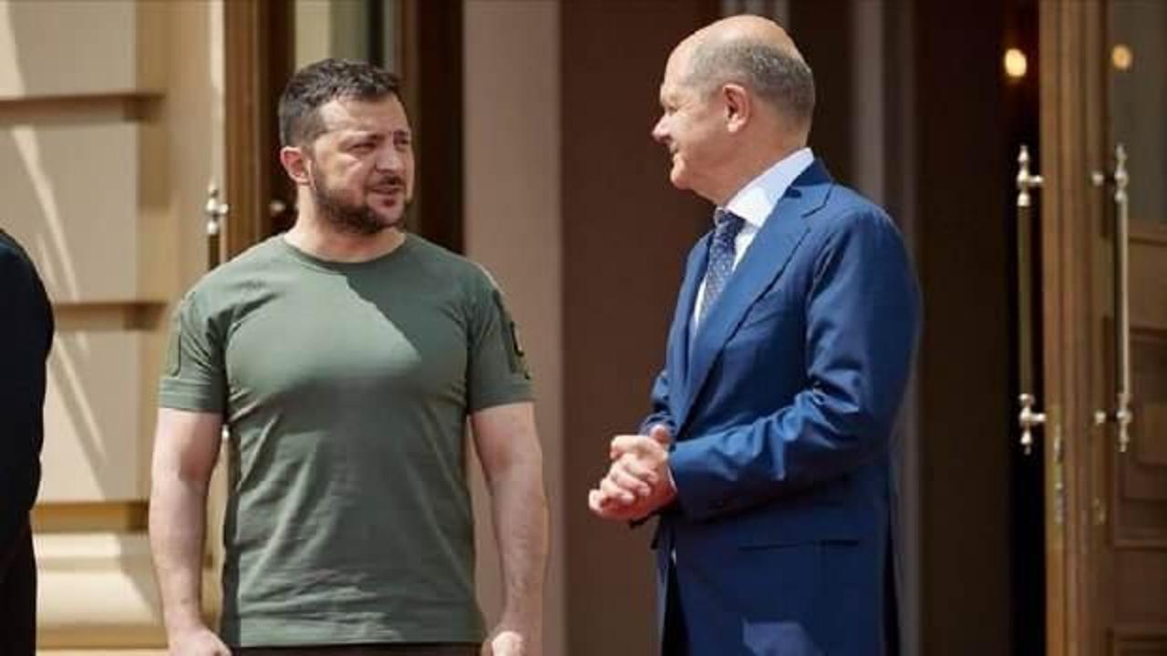 Scholz'den Ukrayna'ya rest! 'G&ouml;nderilmesine karşıyız'