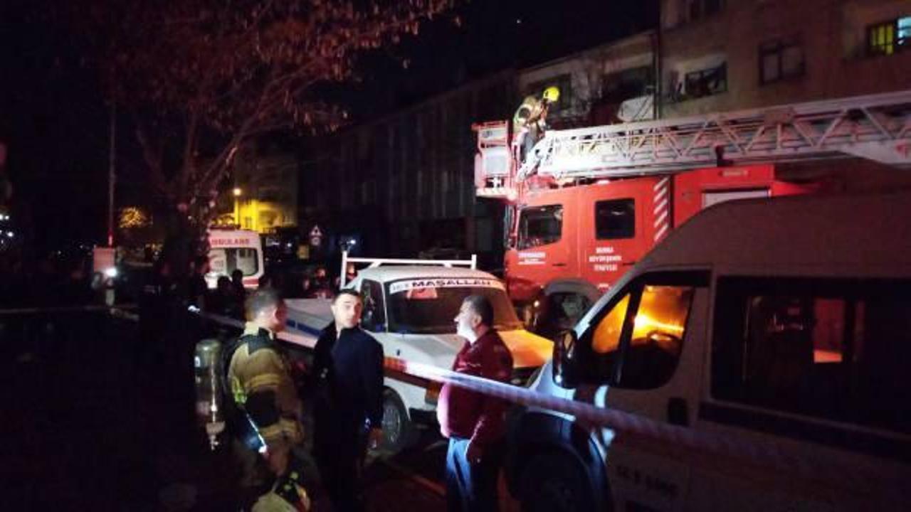 Yangından zehirlenen 1 aylık İmameddin hastaneye kaldırıldı