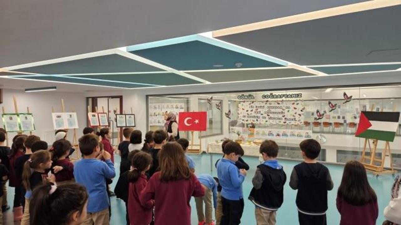 YETEV okulları öğrencilerinden Filistin’e anlamlı destek