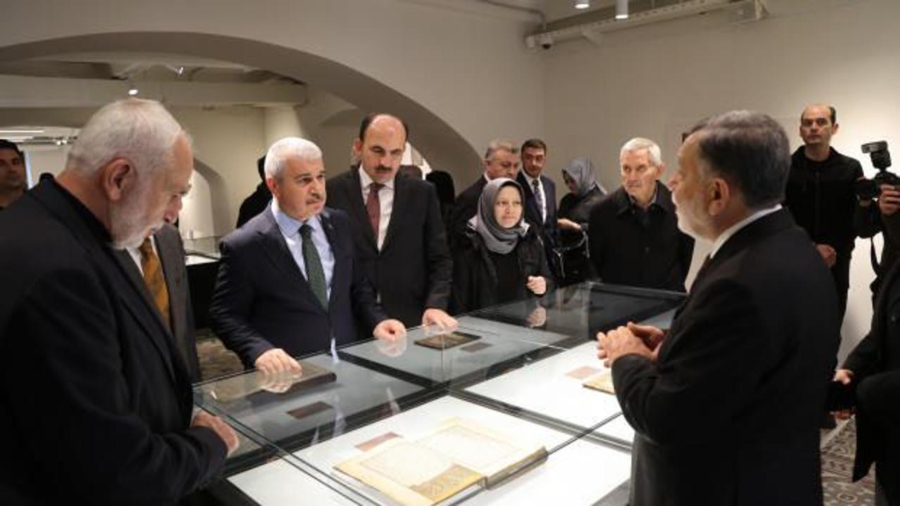 "Anadolu'da Kur'an ve Bilgelik İzleri Yazma Eserler Sergisi” açıldı
