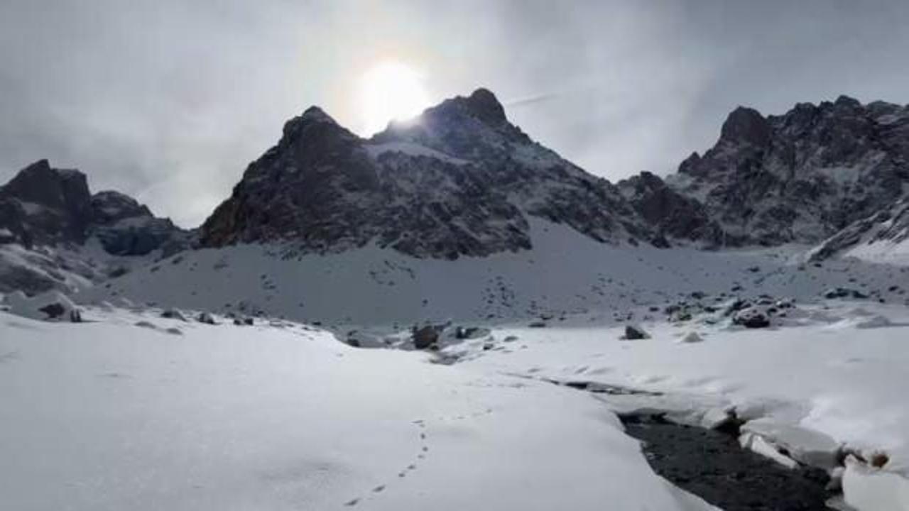 Cennet ve Cehennem Vadisi tamamen karla kapandı