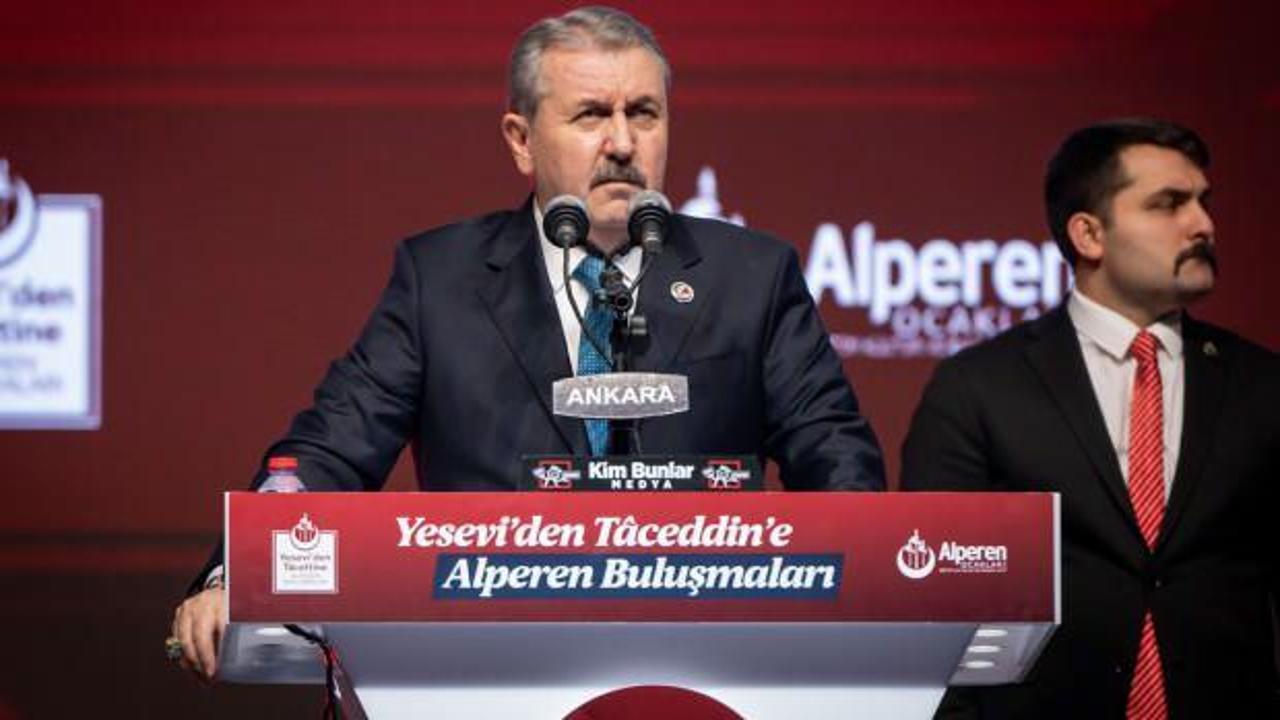 Destici: Söz konusu Türk milletiyse dünyanın şah damarını keseriz