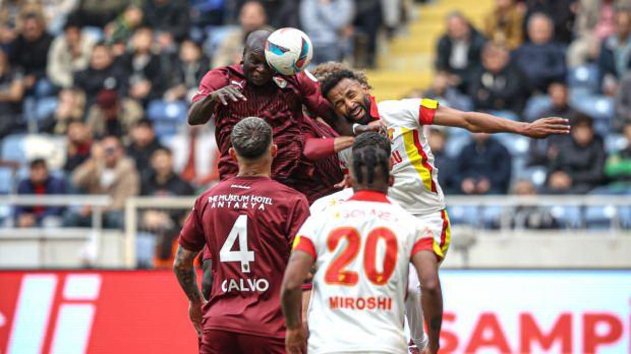 Golc&uuml;ler sahneye &ccedil;ıktı! Hatay ve G&ouml;ztepe puanları paylaştı